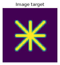 Optimization target using the SDF line segments
