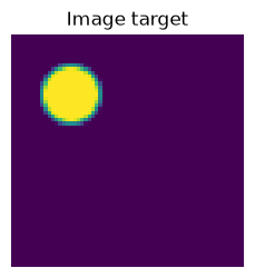 Circle image created using a circle SDF